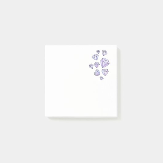 Blendungs-Diamant-Notizblock Post-it Klebezettel (Vorderseite)
