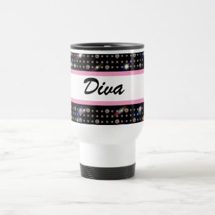 Blendungs-Diamant rosa Bling Reise-Tasse Reisebecher