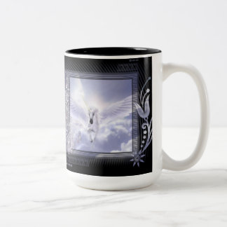 Blendungs-Fliegen-Einhorn-Umbau-Reihe Zweifarbige Tasse