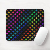 Blendungs-mehrfarbige Diamanten Mousepad (Mit Mouse)