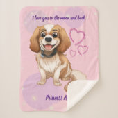 Blenheim Cavalier Custom Design Sherpadecke (Vorderseite)