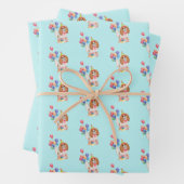 Blenheim Cavalier King Charles Spaniel Birthday  Geschenkpapier Set (Beispiel)