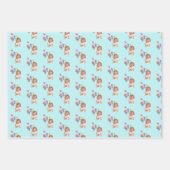 Blenheim Cavalier King Charles Spaniel Birthday  Geschenkpapier Set (Vorderseite)