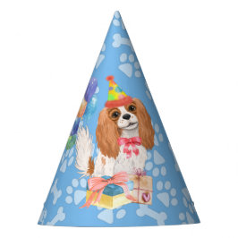 Blenheim Cavalier King Charles Spaniel Birthday  Partyhütchen