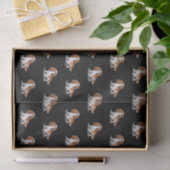 Blenheim Cavalier King Charles Spaniel Cartoon Dog Seidenpapier (Geschenk)