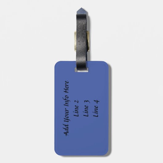 Blenheim Cavalier King Charles Spaniel Dog Gepäckanhänger (Rückseite vertikal)