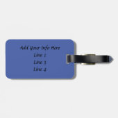 Blenheim Cavalier King Charles Spaniel Dog Gepäckanhänger (Rückseite horizontal)