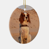 Blenheim Cavalier King Charles Spaniel Dog Keramik Ornament (Rechts)