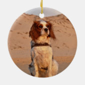 Blenheim Cavalier King Charles Spaniel Dog Keramik Ornament (Hinten)