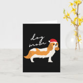 Blenheim Cavalier King Charles Spaniel Dog Mama Ch Karte (Gelbe Blume)
