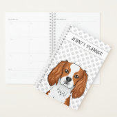 Blenheim Cavalier King Charles Spaniel Dog & Title Planer (Anzeige)