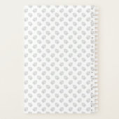 Blenheim Cavalier King Charles Spaniel Dog & Title Planer (Rückseite)