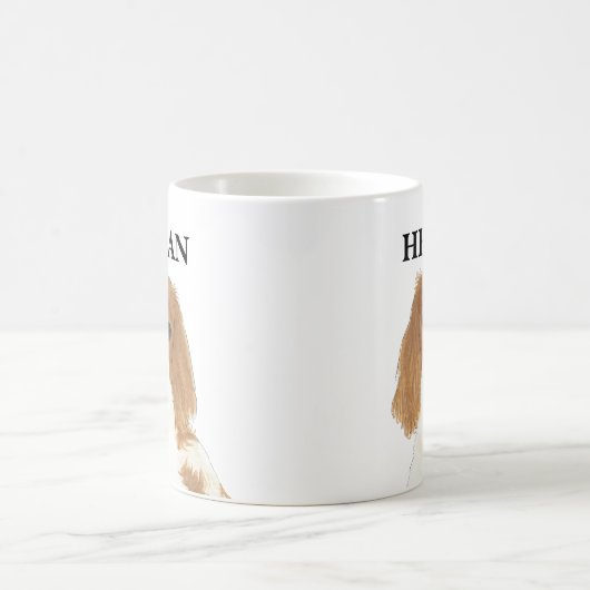 Blenheim Cavalier King Charles Spaniel Kaffeetasse (Mittel)