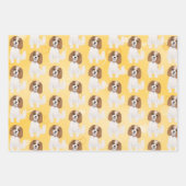 Blenheim Cavalier King Charles Spaniel mit Herz Geschenkpapier Set (Vorderseite 3)