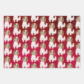 Blenheim Cavalier King Charles Spaniel mit Herz Geschenkpapier Set (Vorderseite 2)