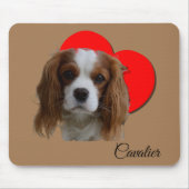 Blenheim Cavalier King Charles Spaniel Mousepad (Vorne)