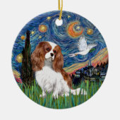 Blenheim Cavalier King Charles Spaniel Ornament (Vorne)