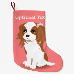 Blenheim Cavalier King Charles Spaniel Pink Kleiner Weihnachtsstrumpf