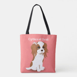 Blenheim Cavalier King Charles Spaniel Pink Tasche
