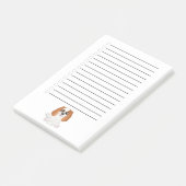 Blenheim Cavalier King Charles Spaniel     Post-it Klebezettel (angewinkelt)