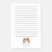 Blenheim Cavalier King Charles Spaniel     Post-it Klebezettel (Vorderseite)