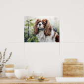 Blenheim Cavalier King Charles Spaniel Poster (Küche)