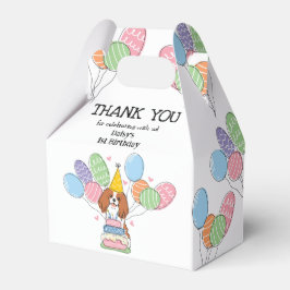 Blenheim Cavalier King Charles Spaniel Vielen Dank Geschenkschachtel