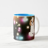 Blenheim Cavalier King Charles Spaniel Zweifarbige Tasse (VorderseiteRechts)