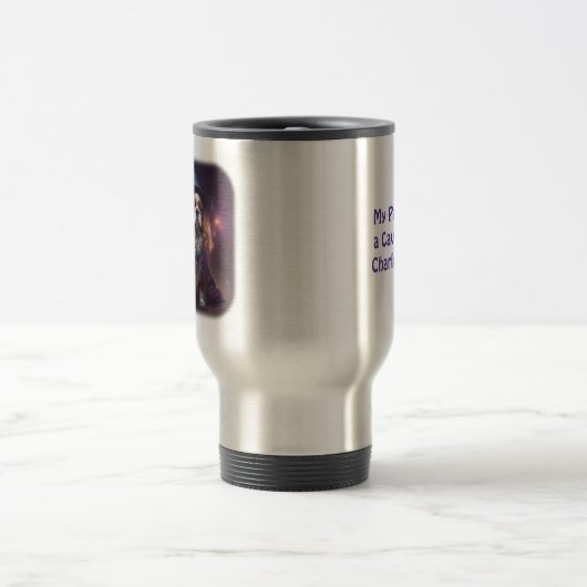 Blenheim Cavalier King Charles Wizard Reisebecher (Mittel)