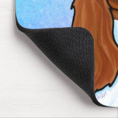 Blenheim Cavalier Spaniel Dog Mousepad (Ecke)