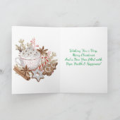 Blenheim Cavalier Spaniel Holiday Card Karte (Innenseite)