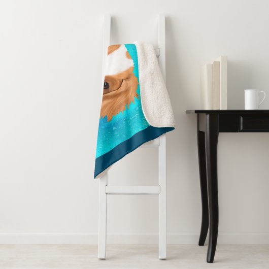 Blenheim Cavalier Spaniel Puppy Sherpadecke (Beispiel)