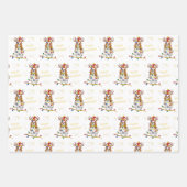 Blenheim Cavalier Weihnachtsgeschenk Wrap Geschenkpapier Set (Vorderseite 3)