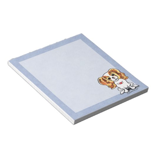 Blenheim CKCS Little Rocker Notizblock (angewinkelt)