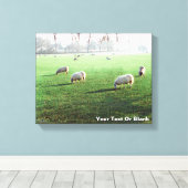 Blenheim Palace Sheep Leinwanddruck (Insitu (Holzboden))