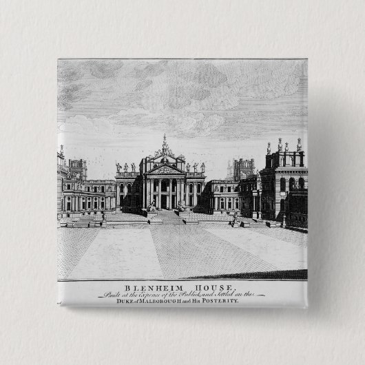 Blenheim Palast Button (Vorderseite)