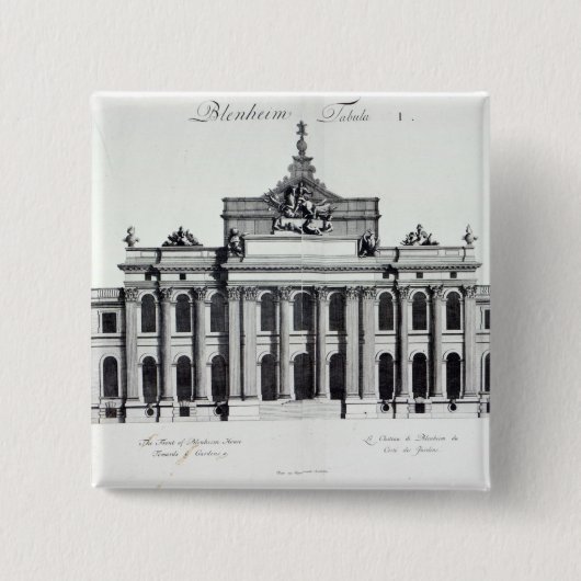 Blenheim Palast Button (Vorderseite)