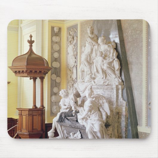 Blenheim Palast, die Kapelle, c.1705 Mousepad (Vorne)
