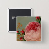 Blenheim-Rose Button (Vorne & Hinten)