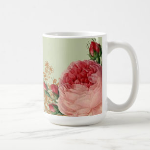 Blenheim Rose - Elegantes Sage Green - Alt Design  Kaffeetasse