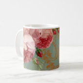 Blenheim-Rose Kaffeetasse (Vorderseite Links)