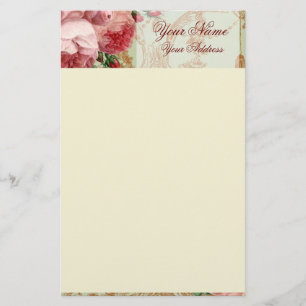 Blenheim Rose - Sage Green - Personalisiert Person Briefpapier