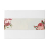 Blenheim Rose - Sommer-Himmel-Karte schön romant Einladungsbanderole (Rückseitenbeispiel)