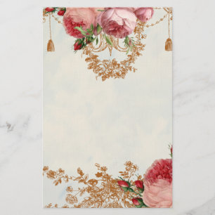 Blenheim Rose Sommer-Himmel - persönlich Briefpapier