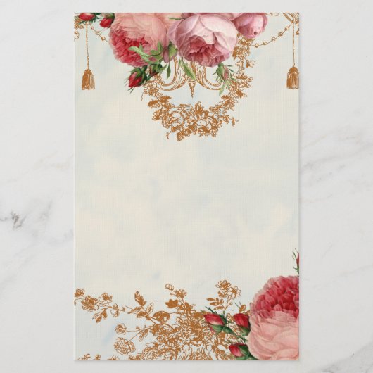 Blenheim Rose Sommer-Himmel - persönlich Briefpapier (Vorderseite)