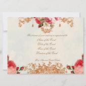 Blenheim Rose - Summer Sky Landschaft Einladung (Rückseite)