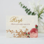 Blenheim Rose - Summer Sky UAWG RSVP Karte (Stehend Vorderseite)