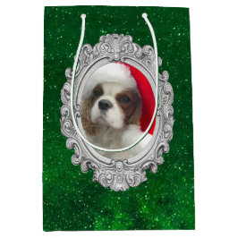 Blenheim Santa Cavalier Spaniel Gift Bag Mittlere Geschenktüte