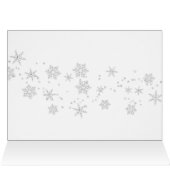 Blenheim/Tricolor Cavalier Spanier Weihnachtskarte (Innenansicht Horizontal (Oben))