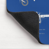 Bleriot XI - Flugzeugkonzeption Zeichnend Pläne AB Mousepad (Ecke)